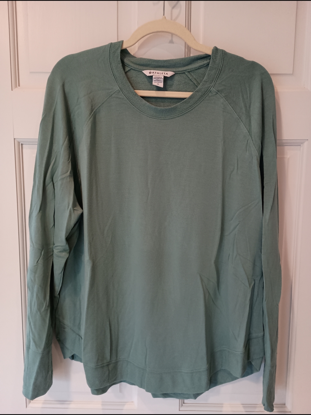 Athleta Mindset Long Sleeve Crew Sweatshirt